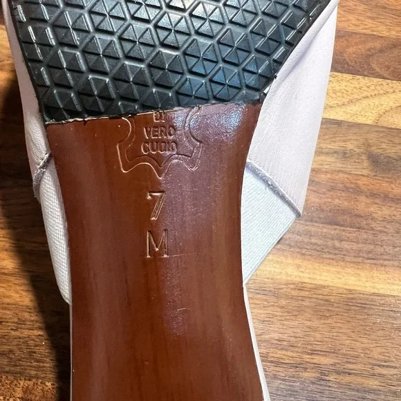 Sesto Meucci Blush Pink Open Toe Heels - Picture 9 of 13